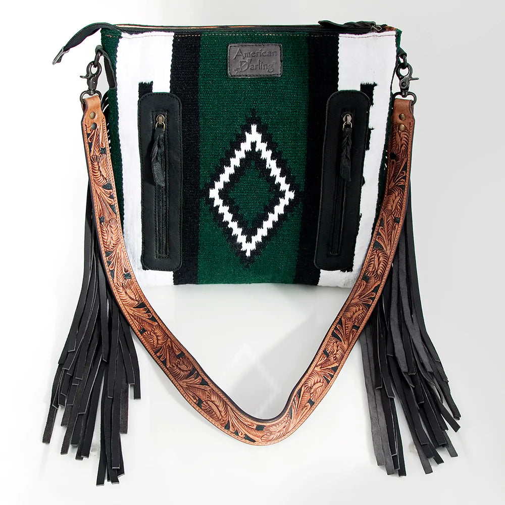 Concealed Carry Purse with Detailed Handle