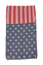 Load image into Gallery viewer, Yarn Dye American Flag Scarf
