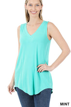 Load image into Gallery viewer, Rayon Sleeveless V-Neck Top
