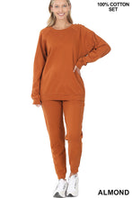 Load image into Gallery viewer, Raglan Sleeve Pullover and Jogger Set
