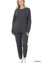 Load image into Gallery viewer, Raglan Sleeve Pullover and Jogger Set
