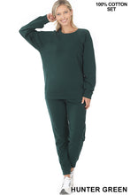 Load image into Gallery viewer, Raglan Sleeve Pullover and Jogger Set
