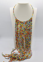 Load image into Gallery viewer, Long Fringe Seed Bead Necklace

