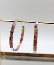 Load image into Gallery viewer, Light Multicolored Hoops

