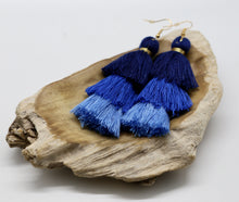 Load image into Gallery viewer, Triple Stack Fringe Earrings
