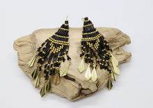Load image into Gallery viewer, Beaded Dangle Arrow Earrings
