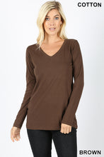 Load image into Gallery viewer, V-Neck Long Sleeve Shirt

