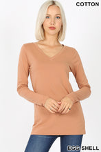 Load image into Gallery viewer, V-Neck Long Sleeve Shirt
