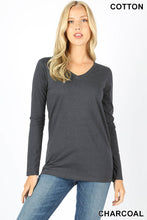 Load image into Gallery viewer, V-Neck Long Sleeve Shirt
