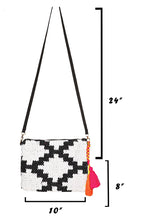 Load image into Gallery viewer, Pattern Tassel Cross Purse
