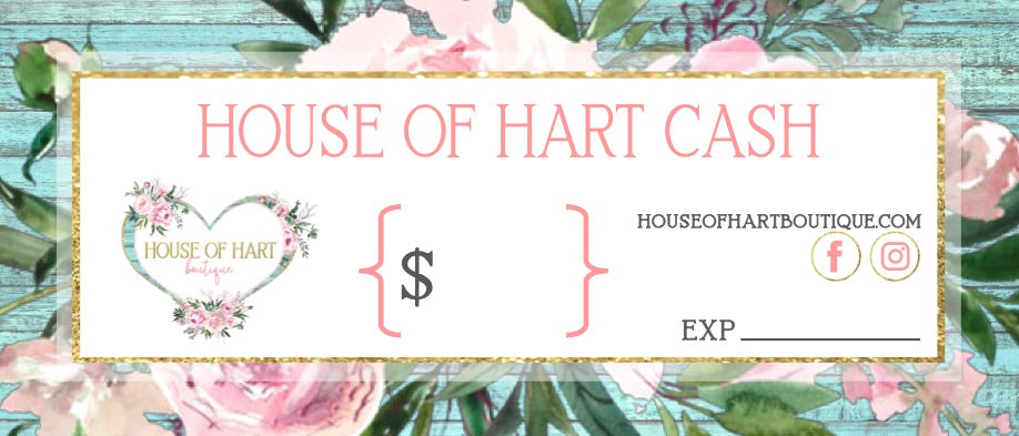 House Of Hart Gift Certificate