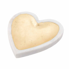 Load image into Gallery viewer, Marble Foil Heart Trinket Tray
