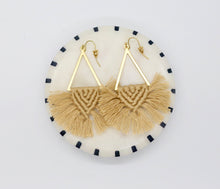 Load image into Gallery viewer, Fringe Macramé Earrings
