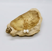 Load image into Gallery viewer, Lexi Pearl Drop Chain Earrings
