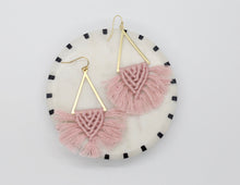 Load image into Gallery viewer, Fringe Macramé Earrings
