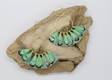 Load image into Gallery viewer, Fringe Feather Earrings
