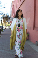 Load image into Gallery viewer, Ombre Vertical Multicolor Stitched Kimono
