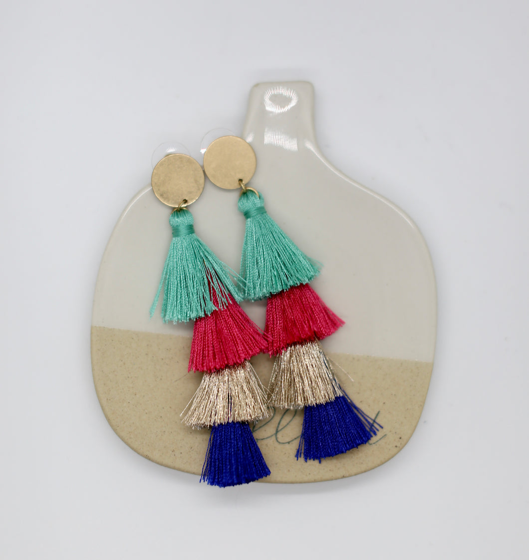 Fringe Chandelier Earrings