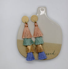 Load image into Gallery viewer, Fringe Chandelier Earrings
