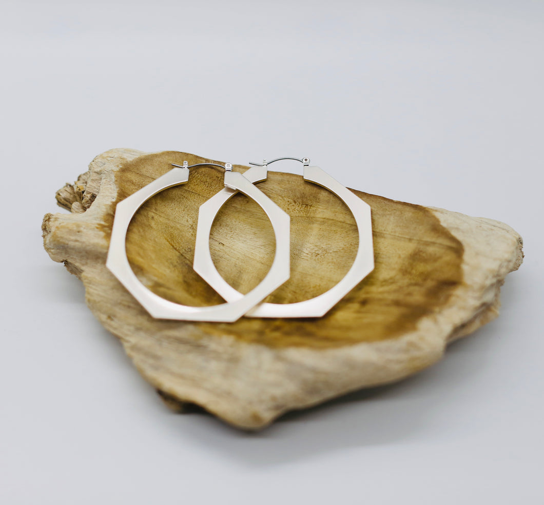 Octagon Earrings