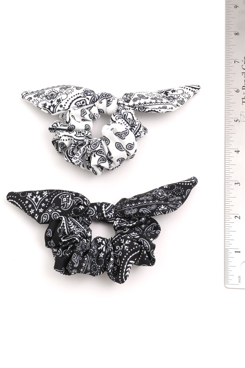 Paisley Hair Scrunchie