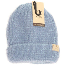 Load image into Gallery viewer, Kids Fuzzy Solid Beanie
