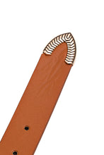 Load image into Gallery viewer, Faux Leather Engraved Buckle Belt
