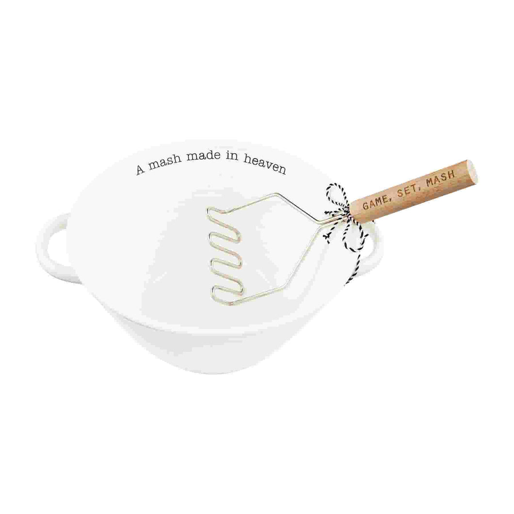 Mashed Potato Bowl and Masher