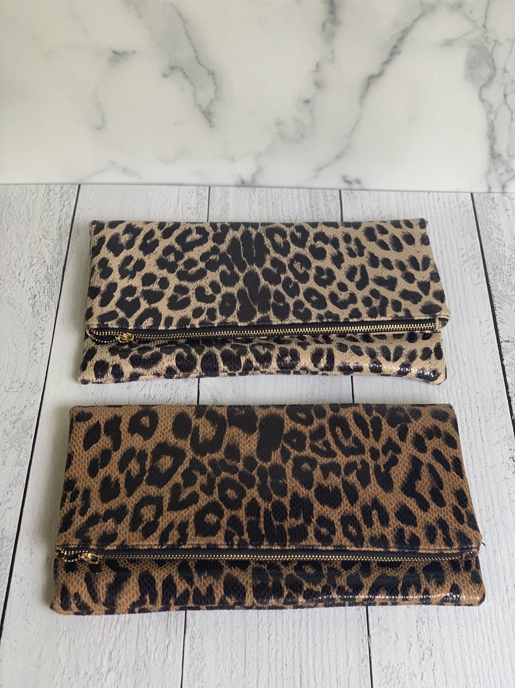 Leopard Clutch Convertible Crossbody