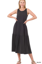 Load image into Gallery viewer, Sleeveless Tiered Midi Dress
