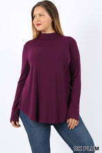 Load image into Gallery viewer, Mock Turtle Neck Long Sleeve Shirt
