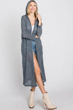 Load image into Gallery viewer, Hooded Long Body Cardigan
