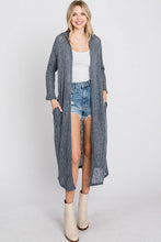 Load image into Gallery viewer, Hooded Long Body Cardigan
