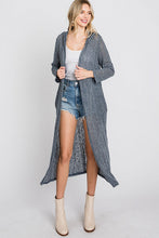 Load image into Gallery viewer, Hooded Long Body Cardigan
