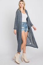 Load image into Gallery viewer, Hooded Long Body Cardigan

