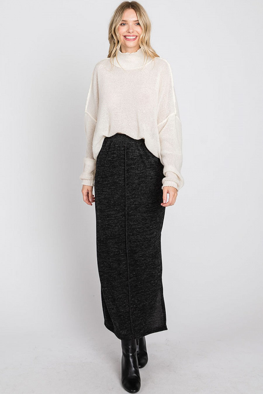 Brushed Long Skirt