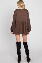 Load image into Gallery viewer, Babydoll Top with Ruffled Trim
