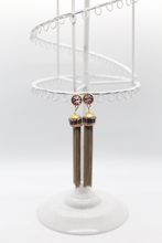Load image into Gallery viewer, Gemstone Tassel Earrings
