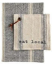 Load image into Gallery viewer, Sentiment Pot Holder and Dish Towel Set
