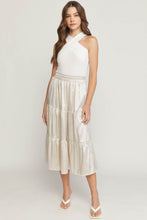 Load image into Gallery viewer, Zebra Printed Satin Midi Skirt
