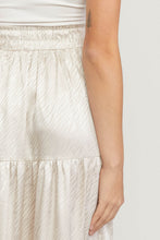 Load image into Gallery viewer, Zebra Printed Satin Midi Skirt
