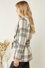Load image into Gallery viewer, Plaid Wrap Jacket
