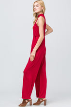 Load image into Gallery viewer, Mock-Neck Open Back Jumpsuit
