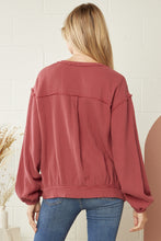 Load image into Gallery viewer, Crinkled V-Neck Top
