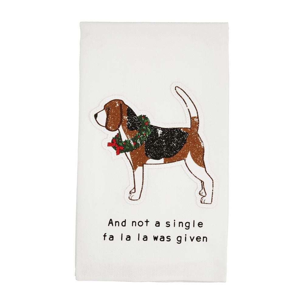 Dog Christmas Towel