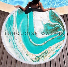 Load image into Gallery viewer, Round Beach Towels
