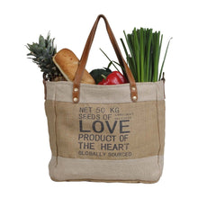 Load image into Gallery viewer, Sustainable Organic Fabric Market Bag
