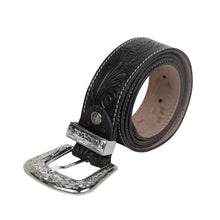 Load image into Gallery viewer, Runner Up Hand-Tooled Leather Belt
