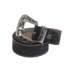 Load image into Gallery viewer, Runner Up Hand-Tooled Leather Belt

