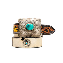 Load image into Gallery viewer, Klepto Hand-Tooled Concho Belt
